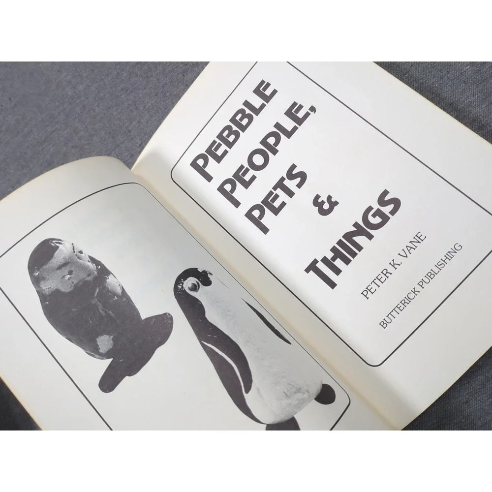 Pebble People, Pets & Things Quick & Easy Rock Craft Projects Peter K. Vane 1977